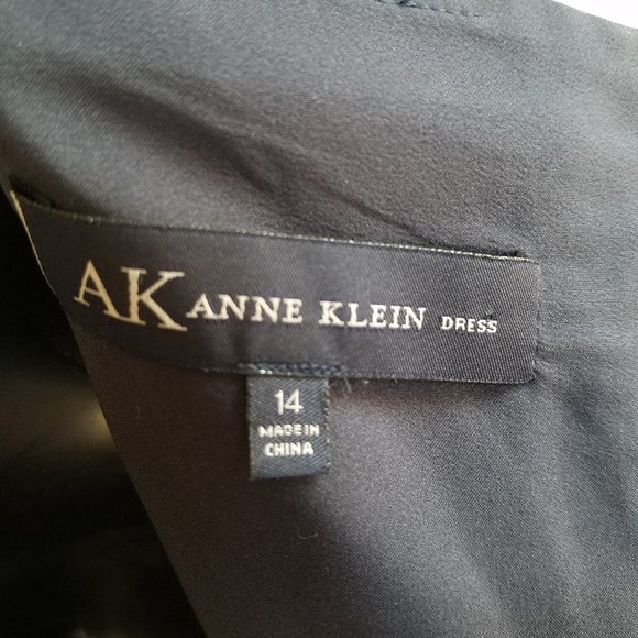 NWT Anne Klein Size 14 On the Move Navy Blue Dress - Picture 7 of 10